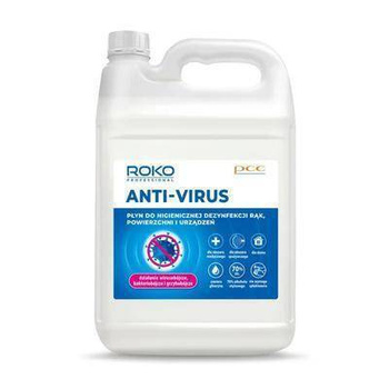 KOSCH-3171 ROKO® PROFESSIONAL ANTI-VIRUS 5L – płyn do higienicznej dezynfekcji rąk, powierzchni i urządzeń