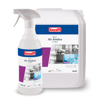 BUG564/600 Buzil Buz Air Ambra G 564 – Odświeżacz powietrza z blokerem zapachów, bez gazu pędnego 600ml