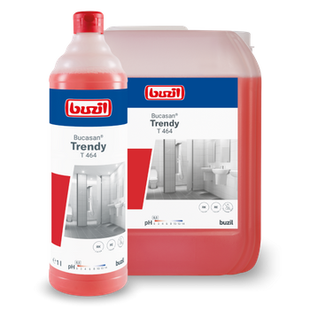Buzil Bucasan® Trendy T 464 1l - Środek do pielęgnacji sanitariatów o intensywnym zapachu na bazie kwasu amidosulfonowego