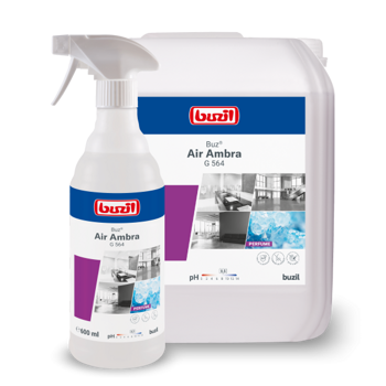 Buzil Buz® Air Ambra G 564 600 ml - Gotowy do użycia środek w sprayu z aktywną blokadą zapachów