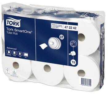 Tork SmartOne® papier toaletowy w roli 472242; kolor: biały; 2 warstwy; 207 m A'6