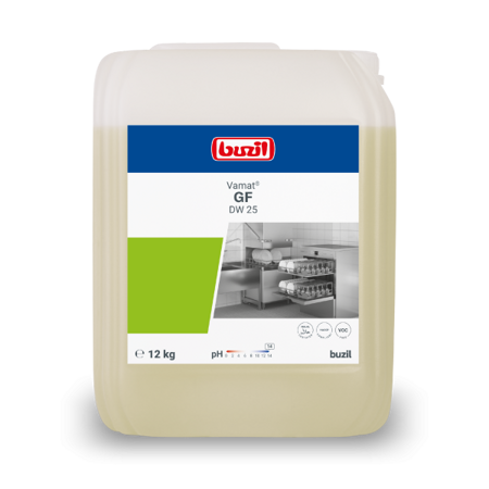 Buzil Vamat® GF DW 25 12 kg - Płynny alkaliczny środek do mycia naczyń i szklanek
